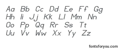 TlSansSerifItalic-fontti