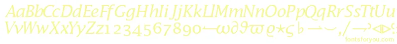 Machadomathalternateextssk Font – Yellow Fonts