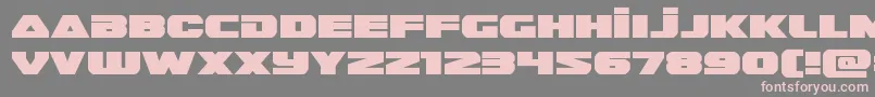 Guardian2expandフォントについての詳細 フォントGuardian2expand – 灰色の背景にピンクのフォント