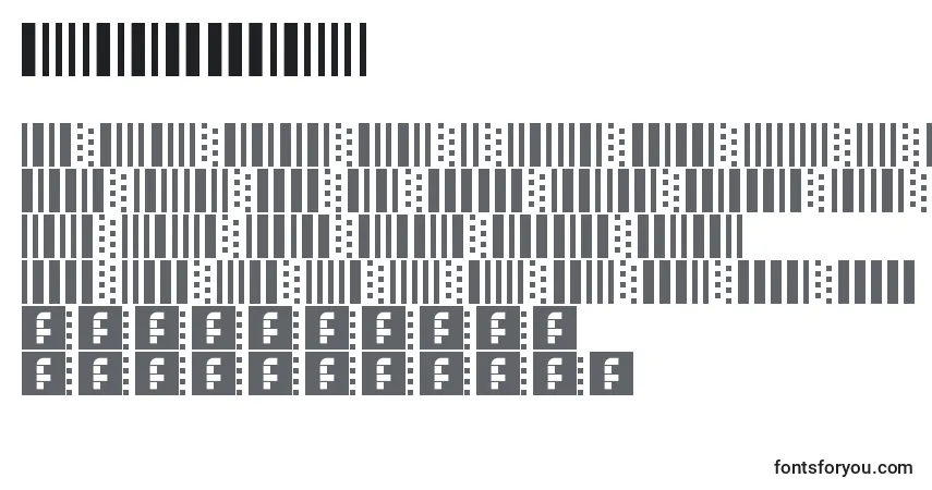 Шрифт Barmorse – алфавит, цифры, специальные символы