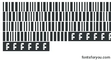 Barmorse font – barcode Fonts