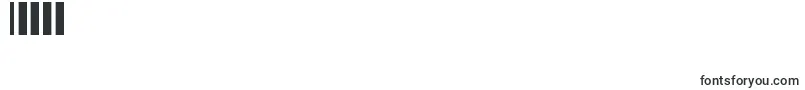 フォントBarmorse – フォント数字1
