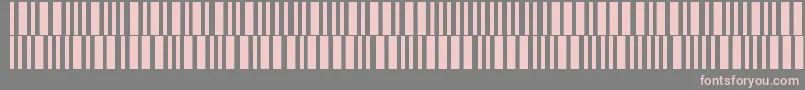Barmorse Font – Pink Fonts on Gray Background
