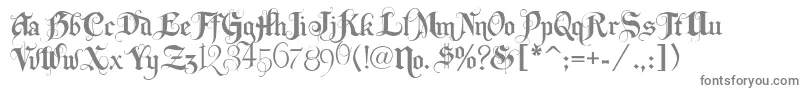 Lhfbeckermonogramenglish-fontti – harmaat fontit