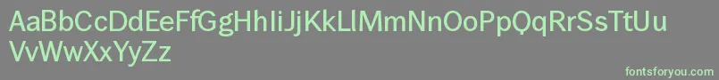WendelinKrftig Font – Green Fonts on Gray Background