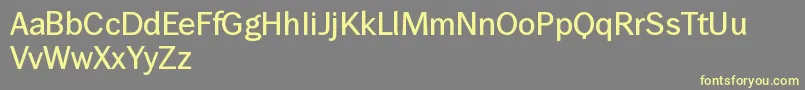 WendelinKrftig Font – Yellow Fonts on Gray Background