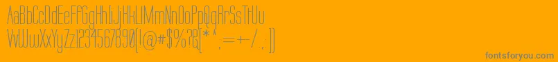 Labtop ffy Font – Gray Fonts on Orange Background