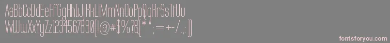 Labtop ffy Font – Pink Fonts on Gray Background