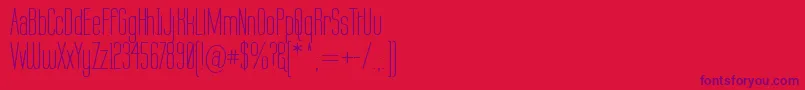 Labtop ffy Font – Purple Fonts on Red Background