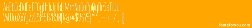 Lisätietoja Labtop ffy-fontista Labtop ffy-fontti – valkoiset fontit oranssilla taustalla