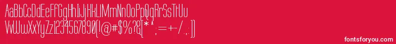 fuente Labtop ffy – Fuentes Blancas Sobre Fondo Rojo
