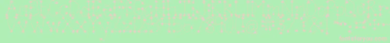Jandasparkleandshinebold Font – Pink Fonts on Green Background