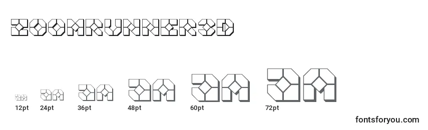 Zoomrunner3D Font Sizes