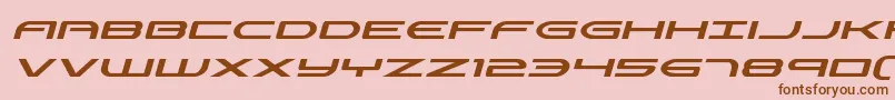 fuente Antietamital – Fuentes Marrones Sobre Fondo Rosa