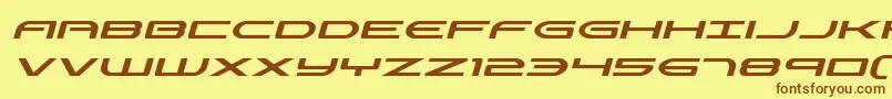 Antietamital Font – Brown Fonts on Yellow Background