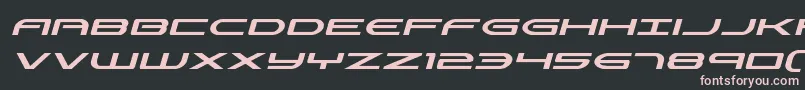 Antietamital Font – Pink Fonts on Black Background