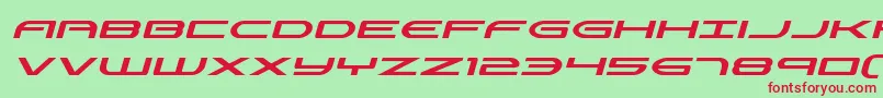 Antietamital Font – Red Fonts on Green Background