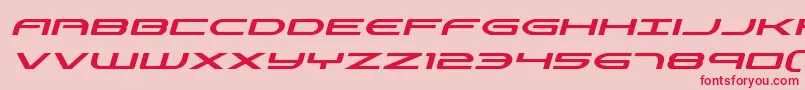Antietamital Font – Red Fonts on Pink Background