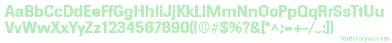 RochesterlhBold Font – Green Fonts on White Background