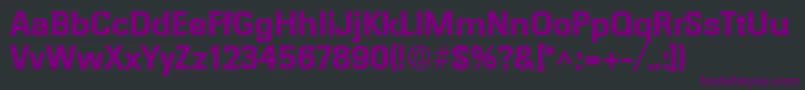 RochesterlhBold Font – Purple Fonts on Black Background