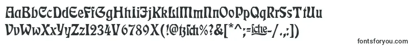 RudelsbergAlternate-fontti – Alkavat R:lla olevat fontit