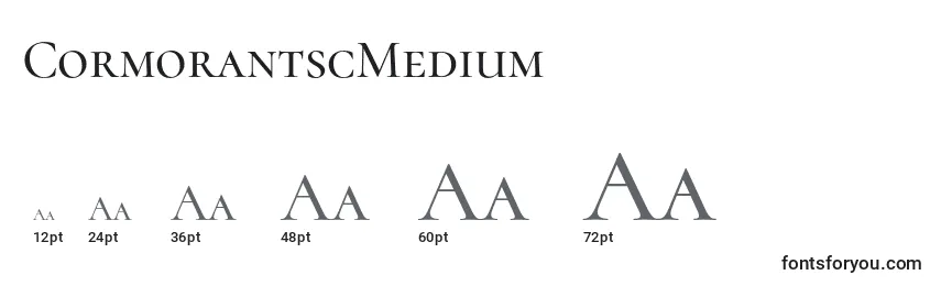CormorantscMedium Font Sizes