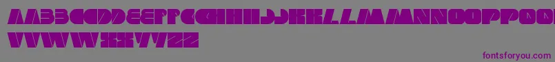 MonsterRock Font – Purple Fonts on Gray Background