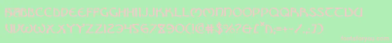 Brin Font – Pink Fonts on Green Background