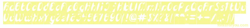 EnjoyTheTimeInverse Font – Yellow Fonts