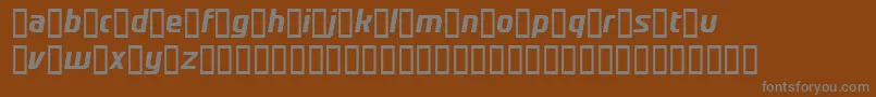 Шрифт RedShirt – серые шрифты на коричневом фоне