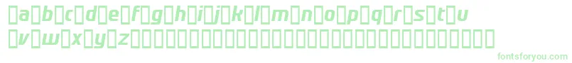 RedShirt Font – Green Fonts on White Background