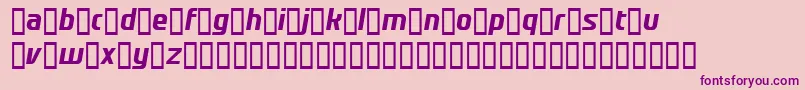 Шрифт RedShirt – фиолетовые шрифты на розовом фоне