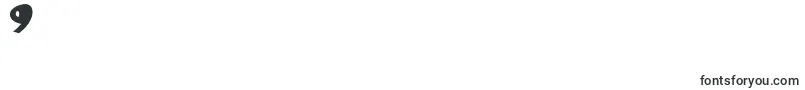 BladesRegular-Schriftart – Schriften für die Ziffer 9