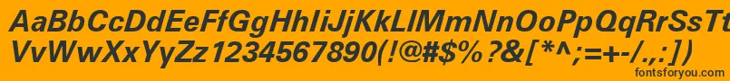 En savoir plus sur la police UniversLt66BoldItalic Police UniversLt66BoldItalic – polices noires sur fond orange