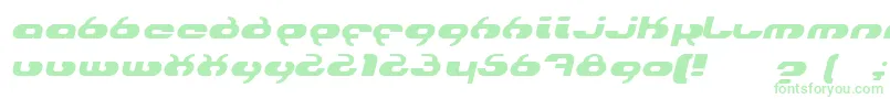 HydroItalic-fontti – vihreät fontit