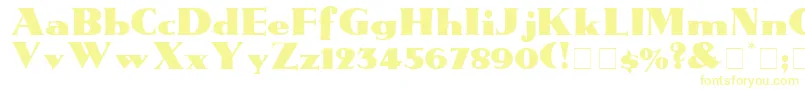 TatioDisplaySsi Font – Yellow Fonts