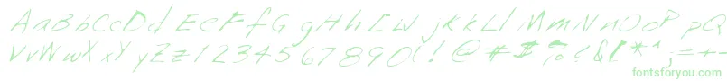 Saffronshand Font – Green Fonts