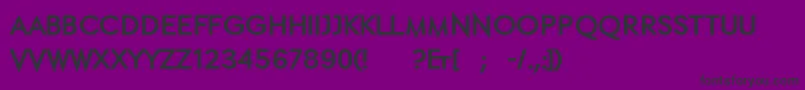 フォントEthblackethon – 紫の背景に黒い文字