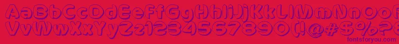 VoldemortUnleashed Font – Purple Fonts on Red Background