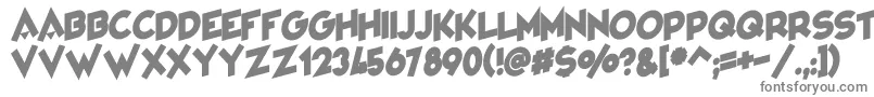 Шрифт VarietРІCabaret – серые шрифты