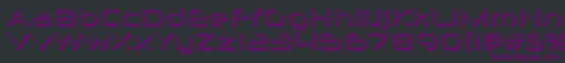 Neuropolx3D Font – Purple Fonts on Black Background