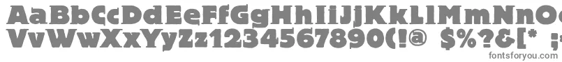 Шрифт Blaxbloxx – серые шрифты на белом фоне