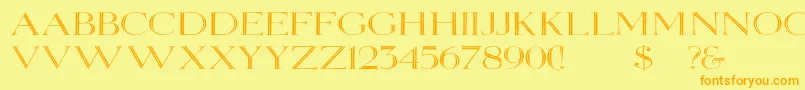 Lisätietoja Elizabethwd-fontista Elizabethwd-fontti – oranssit fontit keltaisella taustalla