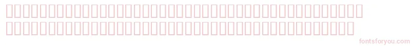 WbxLuciditeMangled-fontti – vaaleanpunaiset fontit valkoisella taustalla