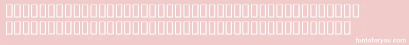 フォントWbxLuciditeMangled – ピンクの背景に白い文字
