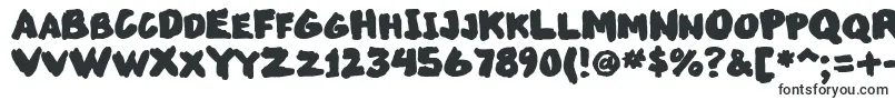 Шрифт Markedup – объёмные шрифты