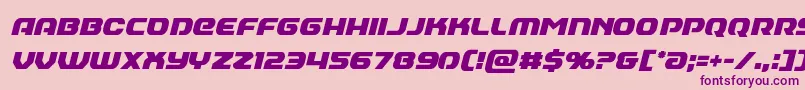 Annapoliscondital Font – Purple Fonts on Pink Background