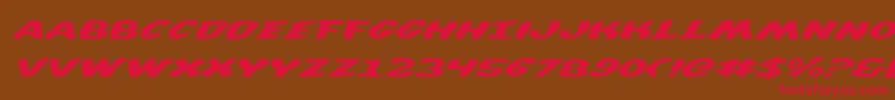 Шрифт DiegoconItalic – красные шрифты на коричневом фоне