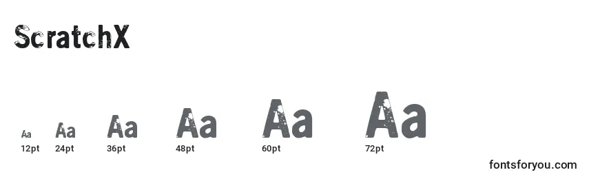 ScratchX Font Sizes