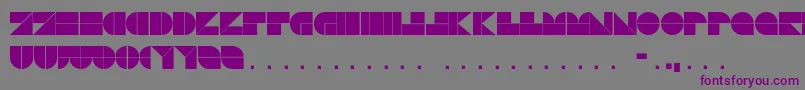 Fonte DrebiekExpandedRegular – fontes roxas em um fundo cinza